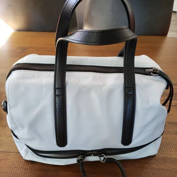 Karl Lagerfeld vintage Bowletto expandable leather tote - Picture 2 of 7